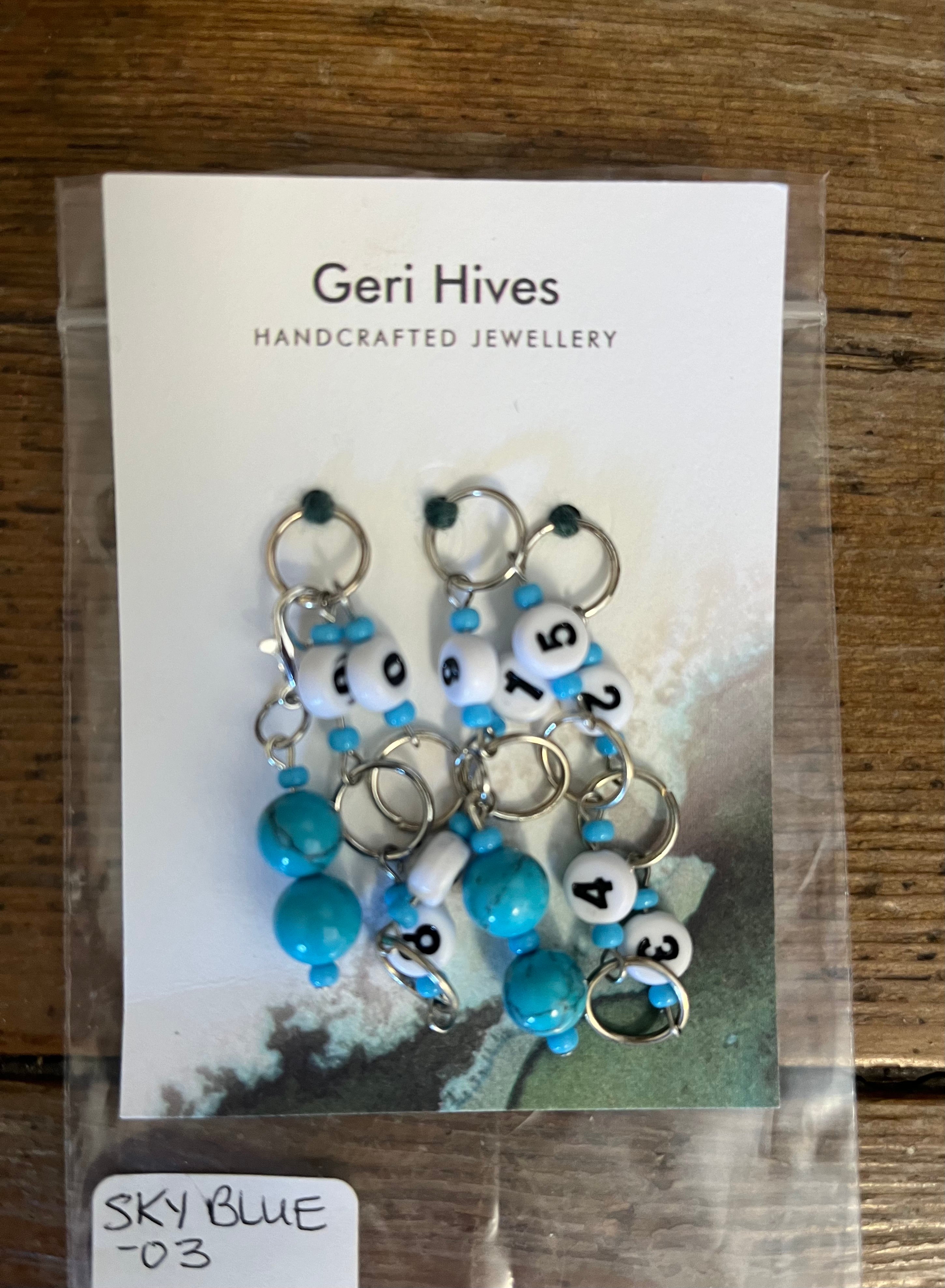 Geri Hives Numbered Stitchmarkers